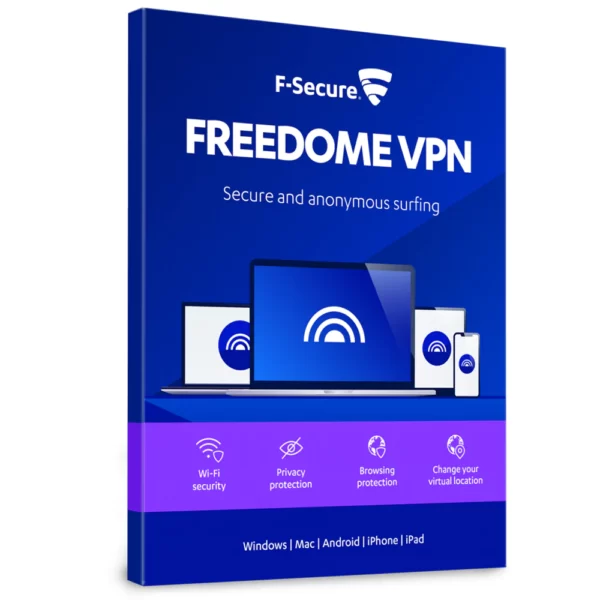 F-Secure Freedome VPN (3 Devices, 1 Year, Global)