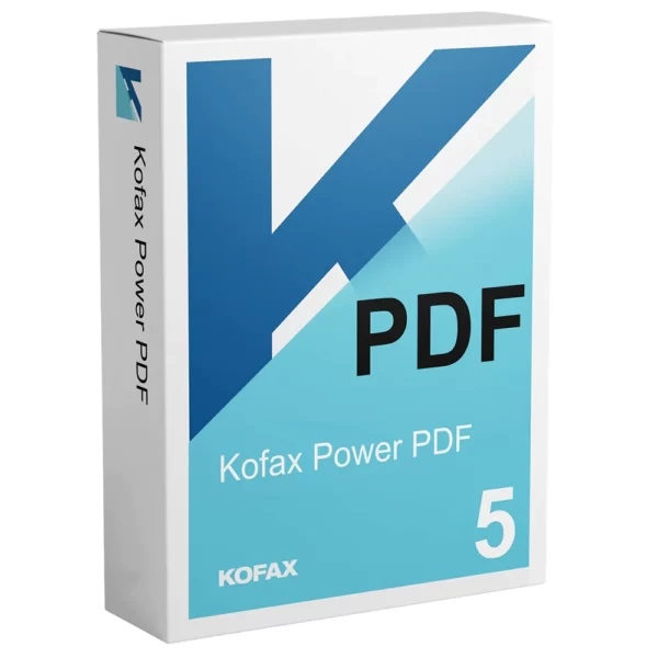 Kofax Power PDF 5.0 (1 PC, Perpetual, Standard)