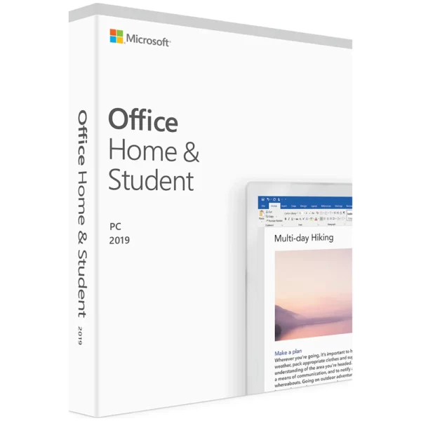 Microsoft Office 2019 (1 PC, Perpetual, Home & Student)