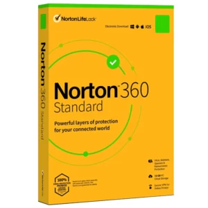 Norton 360 Standard 10 GB Cloud Storage (Subscription) (1 Device, 1 Year, Norton Empower)