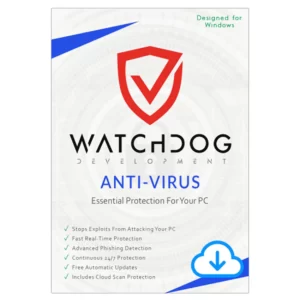 Watchdog Anti-Virus (3 PCs, 2 Years, Global)