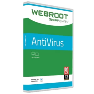 Webroot SecureAnywhere AntiVirus (1 Device, 1 Year, Global)