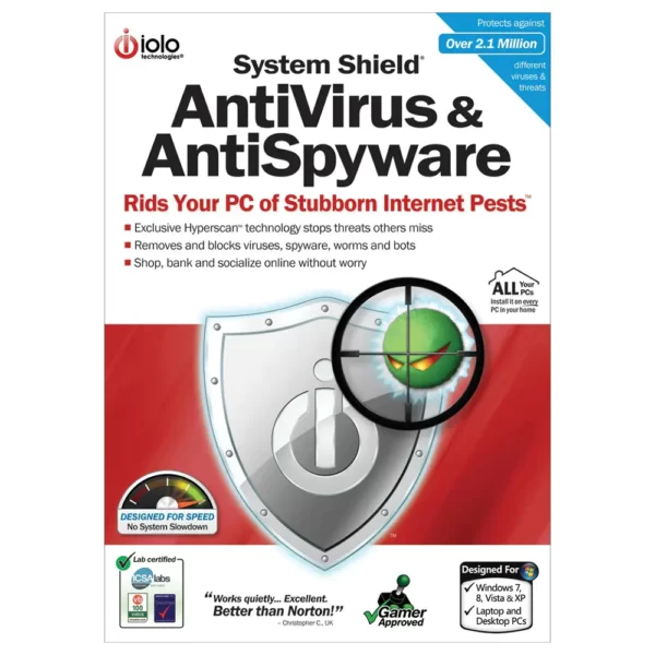 iolo System Shield (Unlimited PCs, 1 Year, Global)