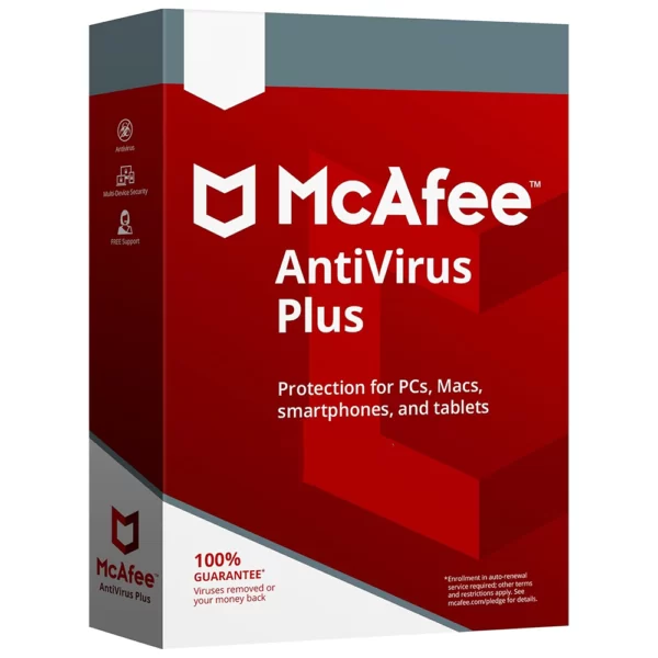 McAfee Antivirus Plus (1 PC, 1 Year)